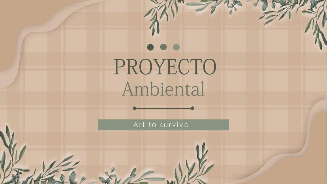 Proyecto ambiental 