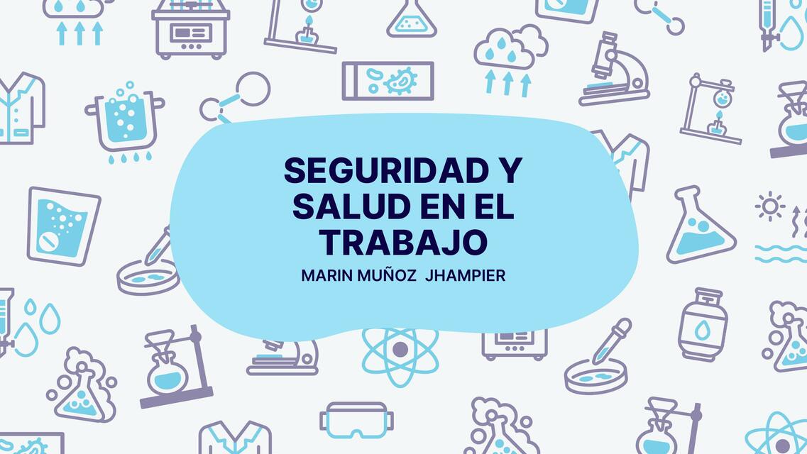 Seguridad y salud en el trabajo