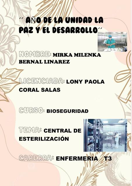 Central de esterilización 