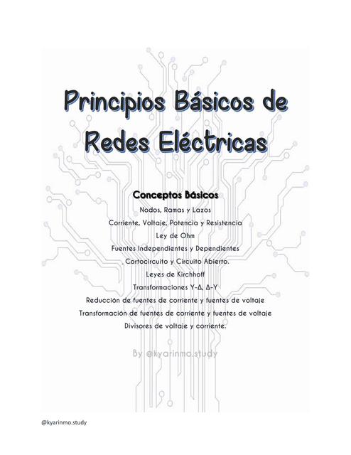 Principios básicos de redes eléctricas