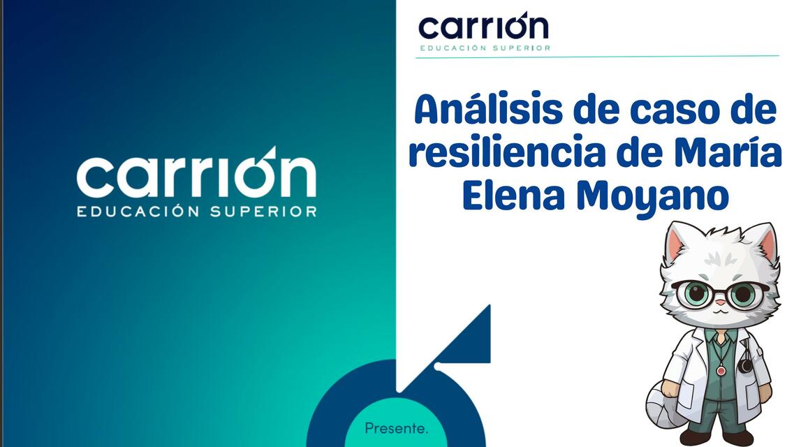 Análisis de caso de resiliencia de María Elena Moyano 