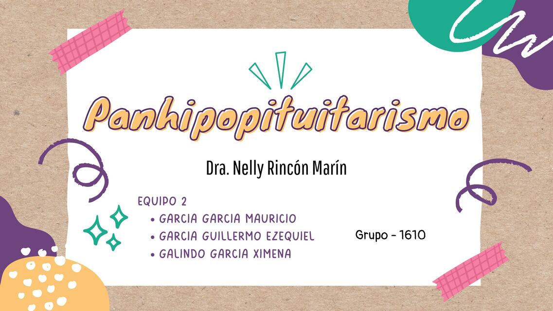 Panhipopituitarismo | Mauricio Garcia Garcia | uDocz