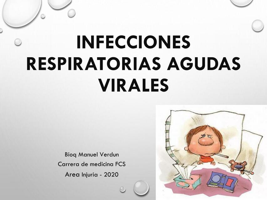 Infecciones respiratorias agudas virales 