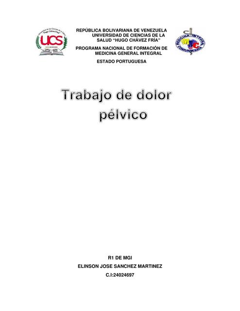 Trabajo de dolor pélvico 