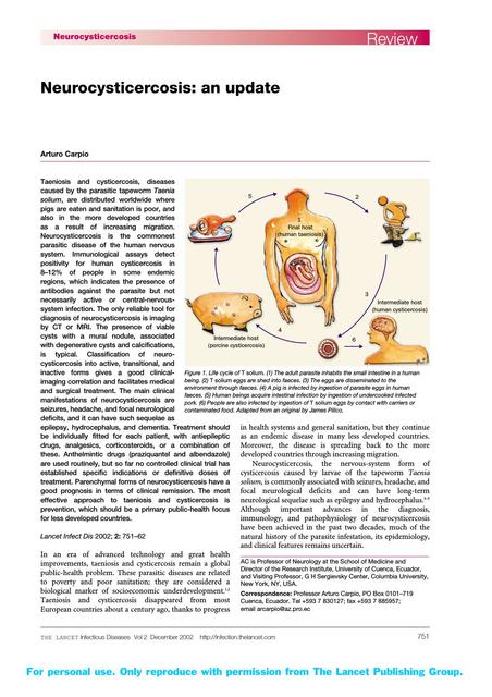 Neurocisticercosis