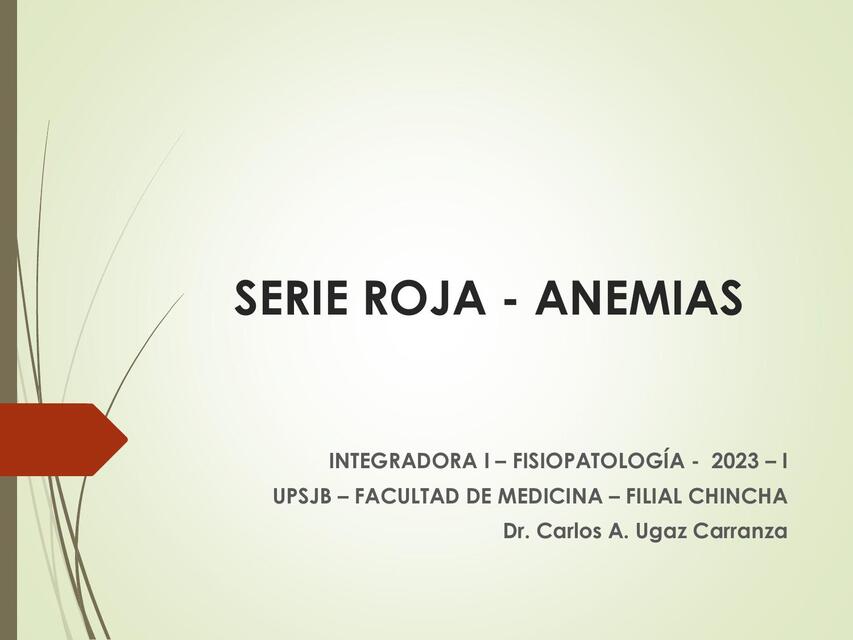 Serie roja-anemias 