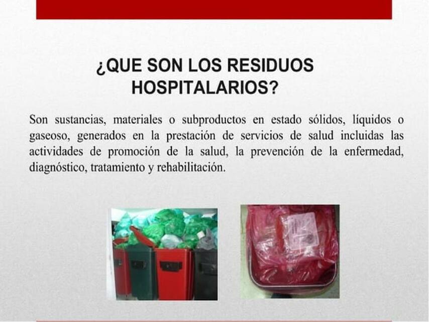 Residuos Hospitalarios 