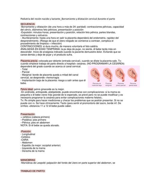 Pediatria del recién nacido y lactante Borramiento