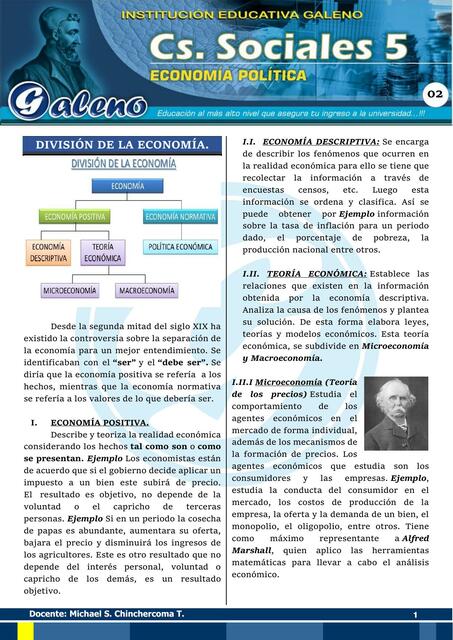 Ciencias sociales 5 - Economía política - Balota 2