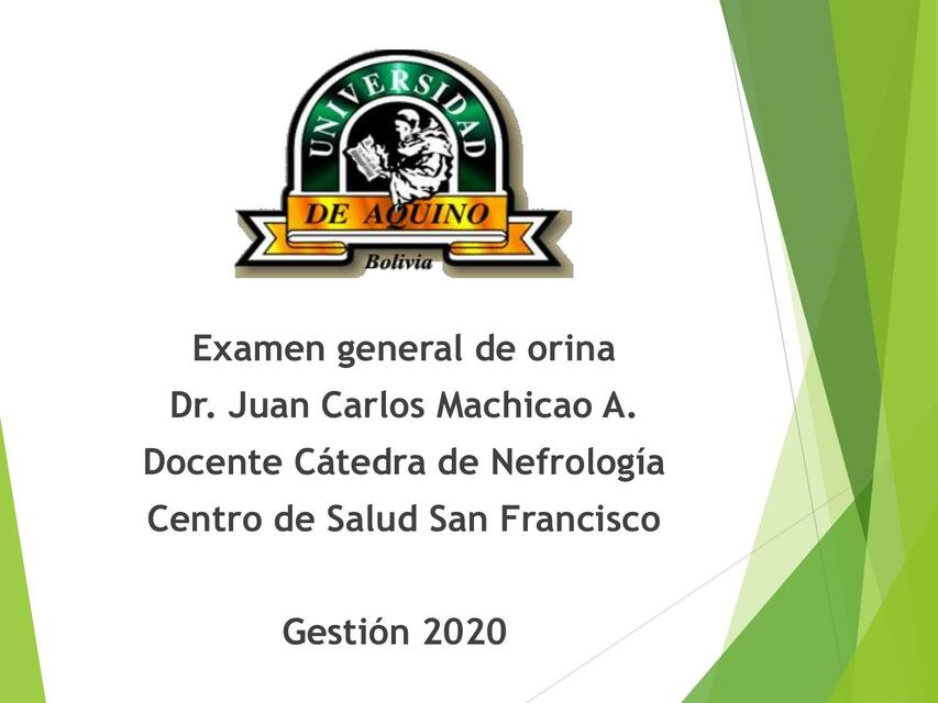 Examen general de orina