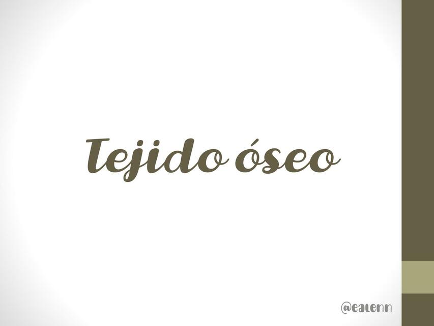 Tejido óseo