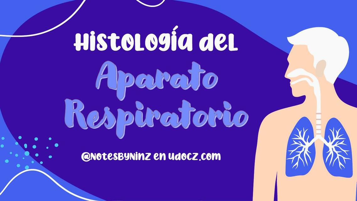 Histología del Aparato Respiratorio 