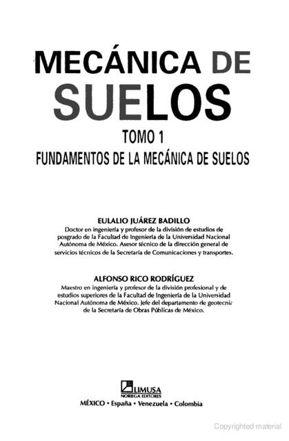 Mecánica de suelos 