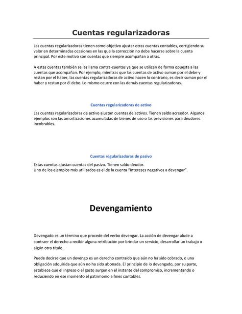 Cuentas Regularizadoras 