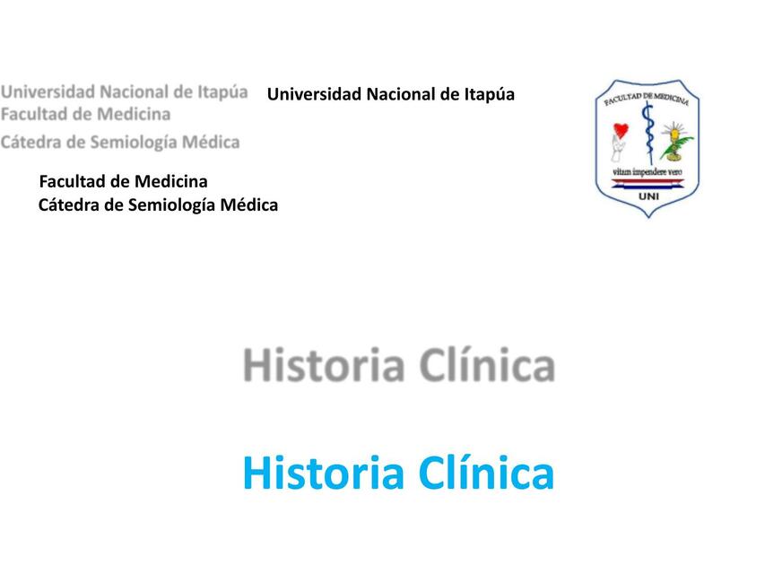 Historia Clínica 