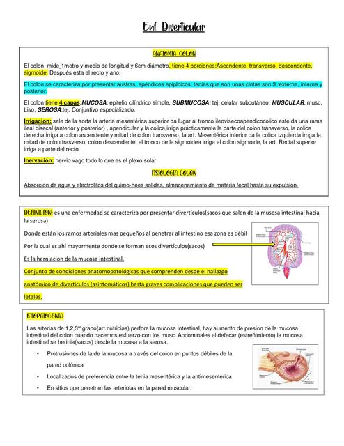 ENFERMEDAD DIVERTICULAR