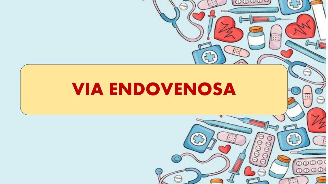 Vía endovenosa 