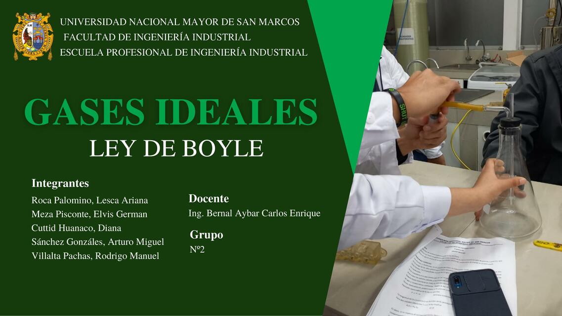 Sustentación: Ley de Boyle