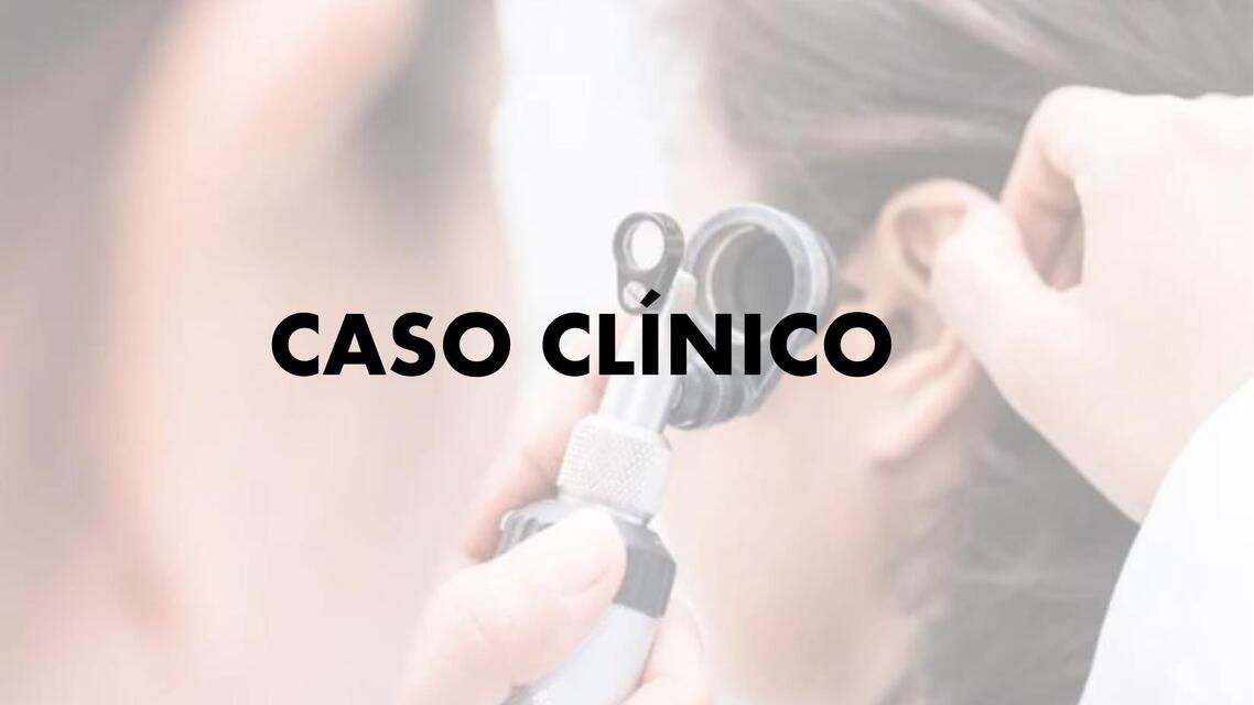 Otitis externa caso clínico  