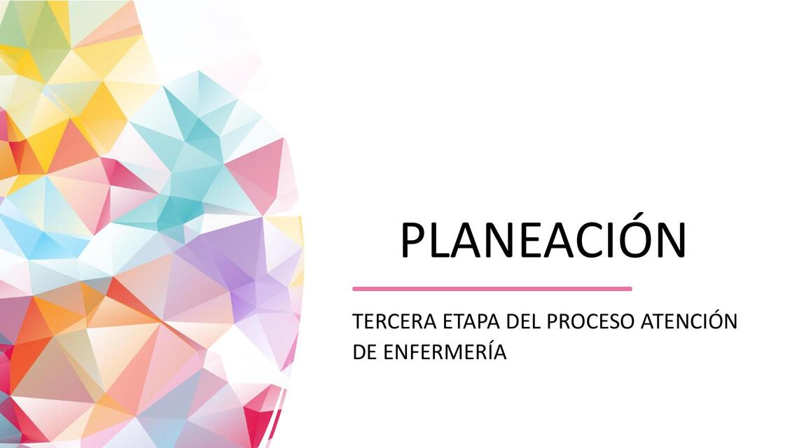 Planeación  