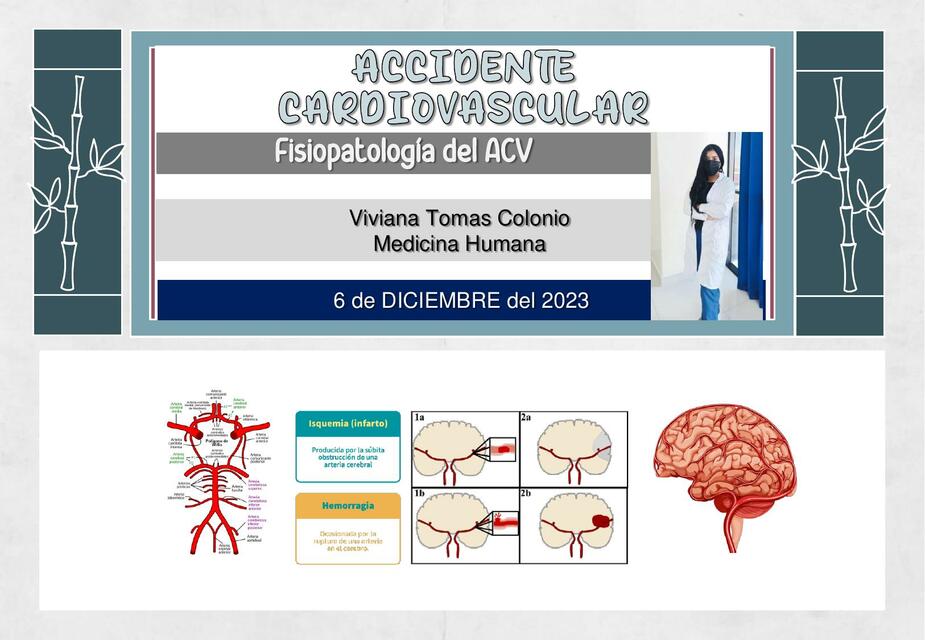 FISIOPATOLOGIA ACCIDENTE CARDIOVASCULAR