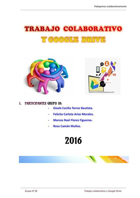 Trabajo colaborativo y google drive