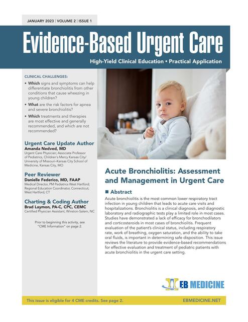 Bronchiolitis