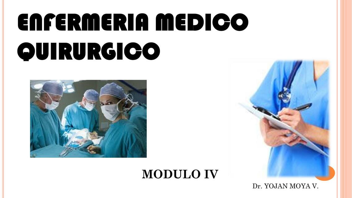 Enfermería medico quirurgico