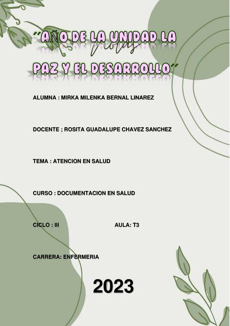 DOCUMENTACIÓN DE SALUD S8