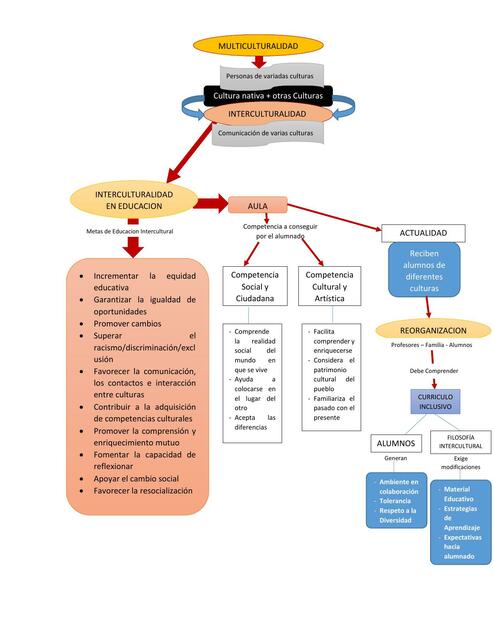 mapa conceptual interculturalidad