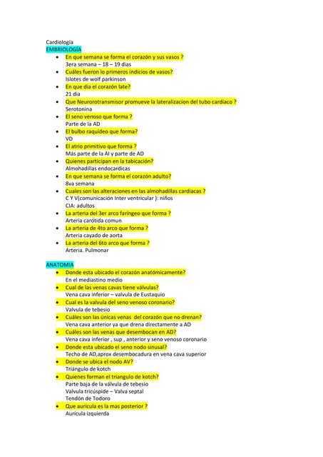 RESUMEN DE CARDIOLOGIA