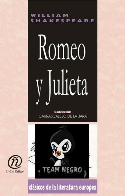 William Shakespeare Romeo y Julieta