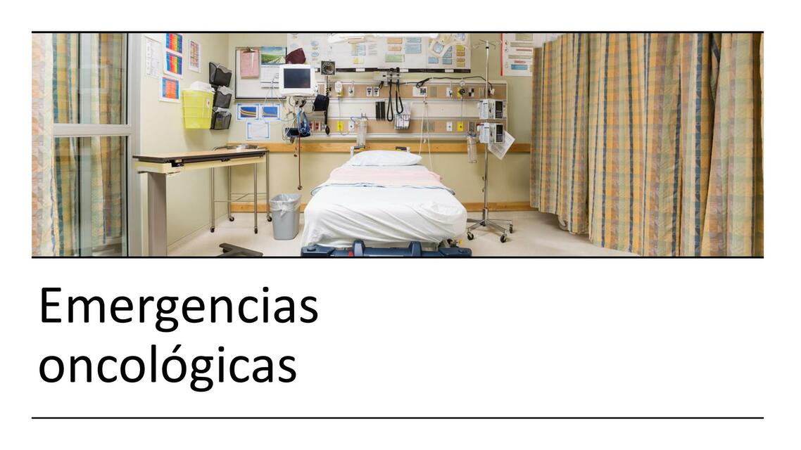 Emergencias oncológicas