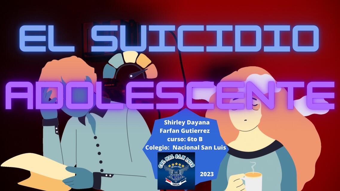 El suicidio adolescente  