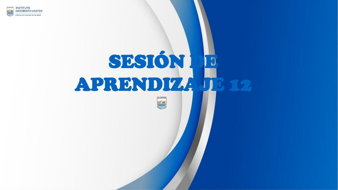 Sesion de aprendisaje 12