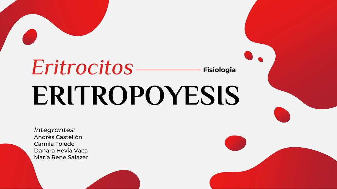 ERITROPOYESIS 