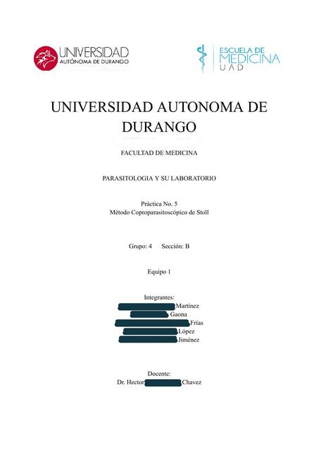 Método coproparasitoscópico de Stoll