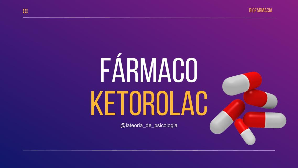 farmaco ketorolac Sabrina Sutfin uDocz