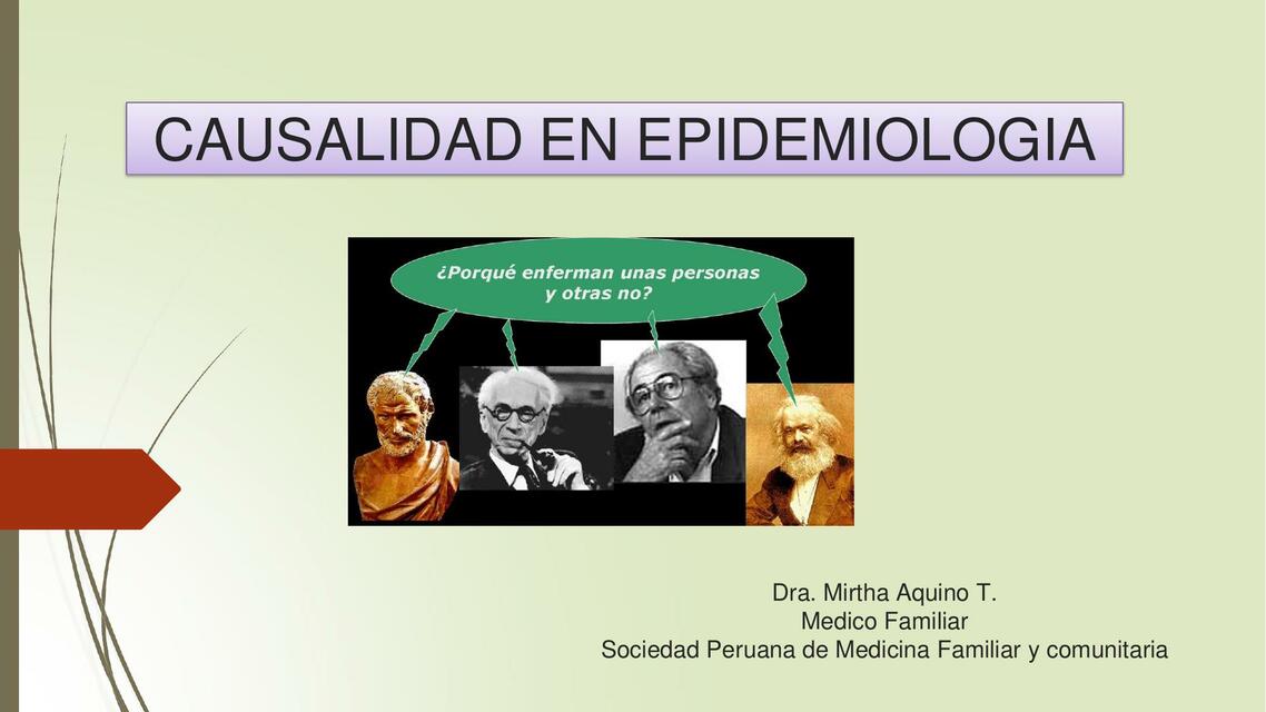 Causalidad en epidemiología | Mishelle Chavez | uDocz