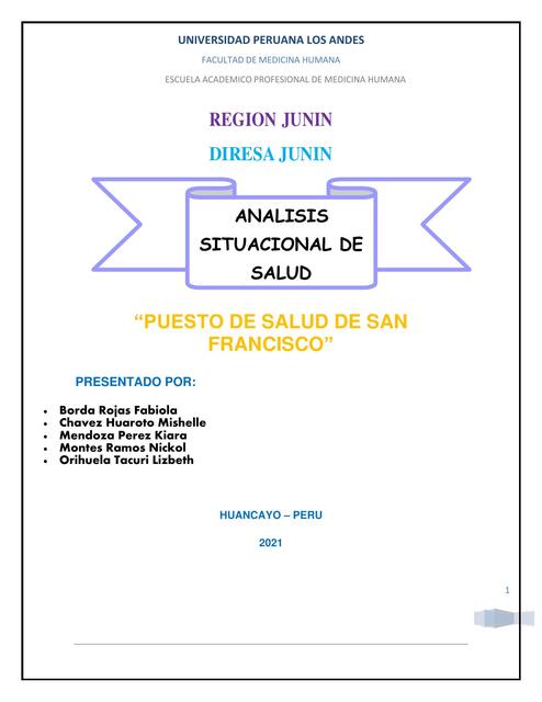 Análisis situacional de salud | Mishelle Chavez | uDocz