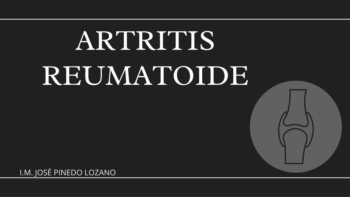 Artritis reumatoide 