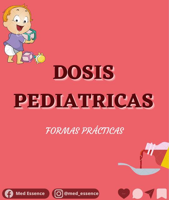 DOSIS PEDIATRICAS