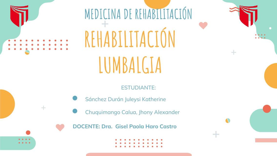 Rehabilitación lumbalgia 