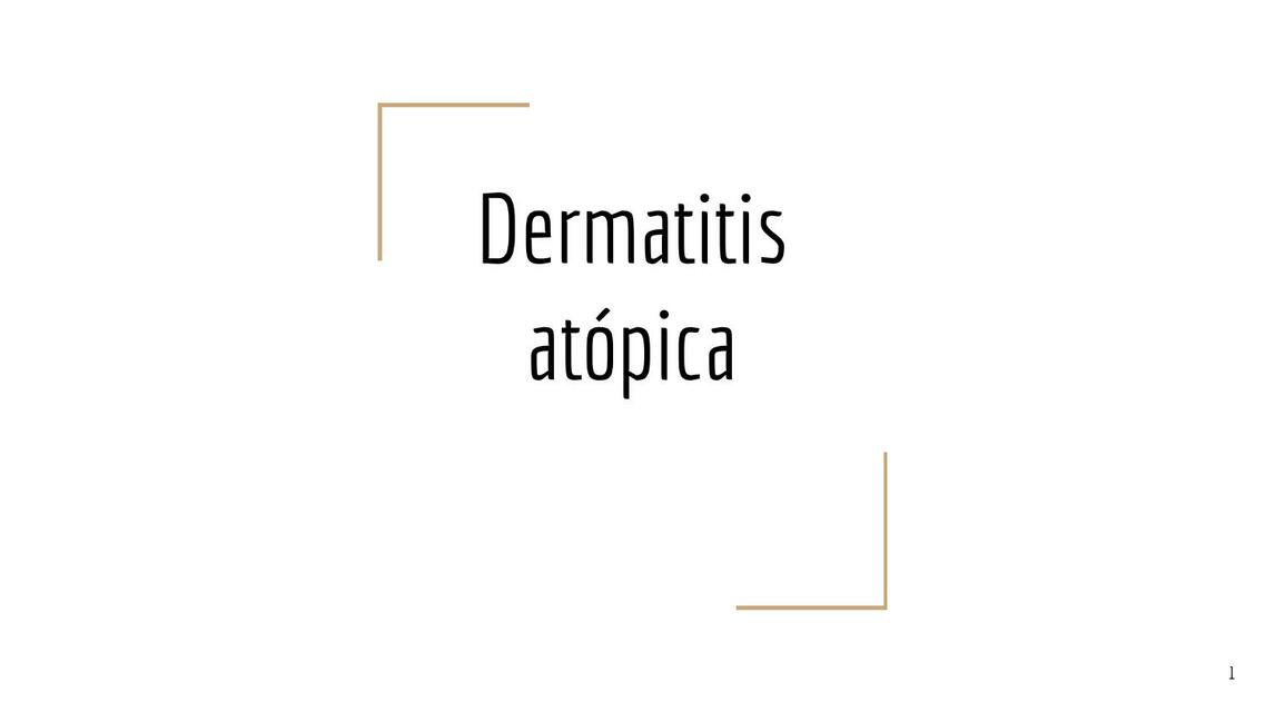 Dermatitis atópica