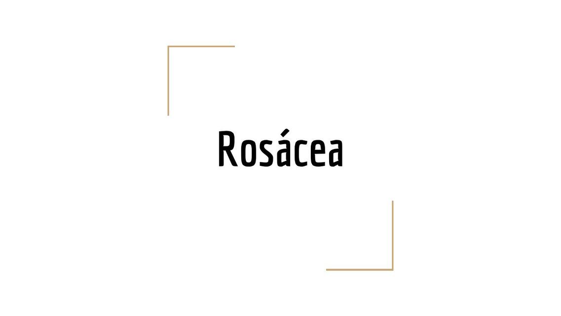 Rosácea