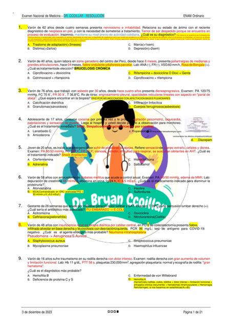 Examen Nacional de Medicina  