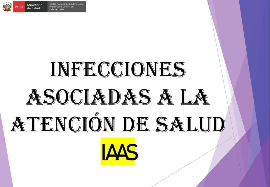 IAAS Infecciones asociadas atencion de salud | Mishelle Chavez | uDocz
