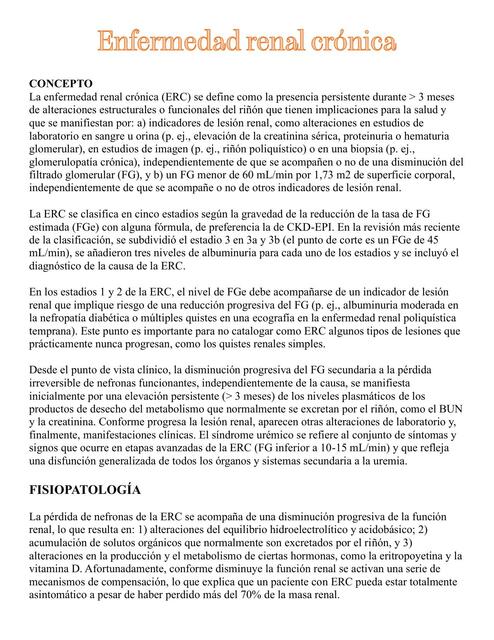 Enfermedad renal crónica IRC | Farconelis Morillo | uDocz
