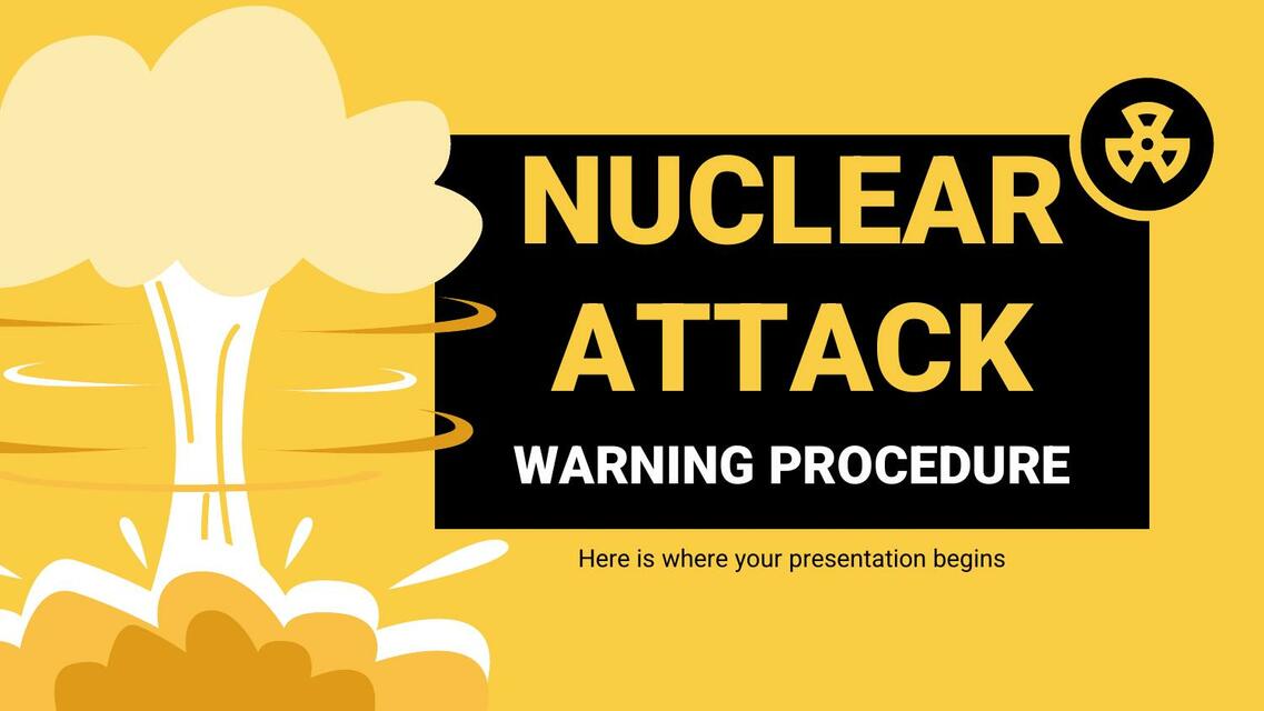 Ataque nuclear Química y ciencias uDocz
