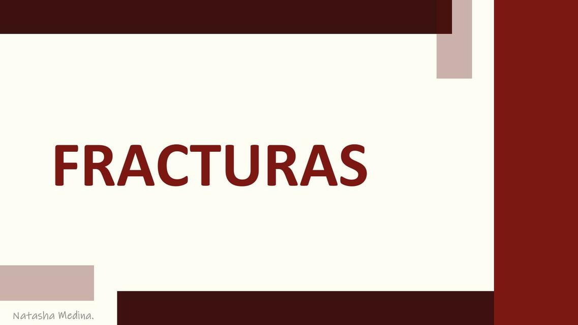 FRACTURAS